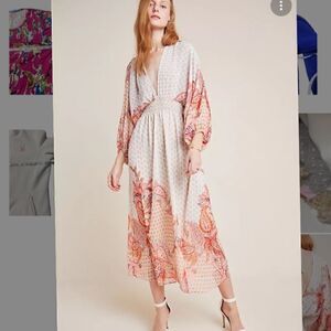 MISA Los Angeles Emala Paisley Maxi Dress Medium